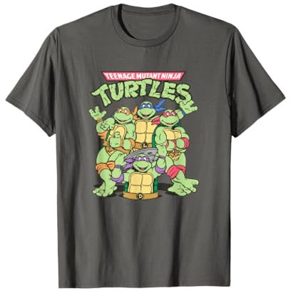 Teenage Mutant Ninja Turtles Group Shot Classic Vintage T-Shirt