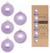 Weihnachtskugeln Glas 6cm x 20 Stück in Kartonbox Christbaumkugeln Set Flieder Lilac Breeze