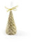 Magie di Natale Weihnachtsbaumkerze Deko für Innen und Außen (Ø 9 x H 12 cm, Gold)
