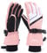 Caracaleap Skihandschuhe Männer Frauen Schnee Handschuhe Winddicht Winter Wasserdicht Rosa M