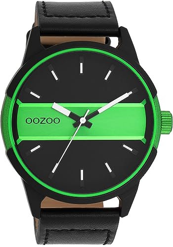 Oozoo Timepieces Herren Uhr | Armbanduhr Herren mit Lederarmband | Hochwertige Uhr für Männer | Edle Analog Herrenuhr in rund | C11234