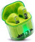 Chillitech Wireless Earbuds, Bluetooth 5.3 Wireless Headphones, Wireless in Ear HiFi Stereo Noise Reduction Transparent Earbuds with Mic, USB-C IP6 Water Resistant Headset (Green)