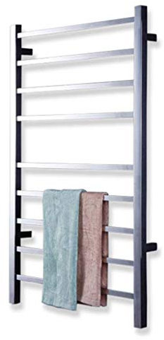 NEECS 115W Electric Heated Towel Rack, Constant Temperature, Low Energy Consumption, Hidden Waterproof Switch, 8K Mirror Polished Surface, Stainless Steel Wall Mounted Radiator