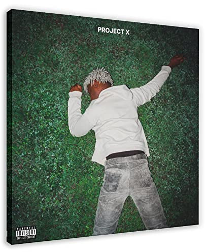 MEZUMI Leinwandposter Sänger Ken Carson Project X Album Cover Schlafzimmer Dekor Sport Landschaft Büro Zimmer Dekor Geschenk Rahmenstil 30 x 30 cm