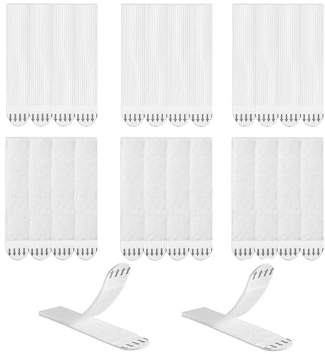 Appendi Quadri Senza Chiodi, 36 Paia(72 Pezzi) Chiodi Adesivi per Quadri Muro, 19 x 92mm Adesivi per Quadri da Appendere, Appendi Quadri Adesivi Adatto per Quadri Cornici Poster Foto Decorazioni