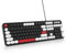 SbocKeeb Teclado Membrana Maquina de Escribir, Disposición Americano QWERTY,Teclado Ordenador Retro con Teclas Tedondas