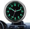 Auto Armaturenbrettuhr | Analoge Autouhr Leuchtend | Autouhr Zum Aufkleben Auf Dem Armaturenbrett | Kleine Analoge Uhr Mit Doppelseitigem Aufkleber Und Lüftungsclip Für Jedes Auto