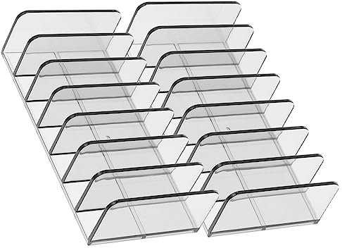 Beaupretty 2stücke Kosmetik Paletten Lagerung Box Klar Design Make-up Fall Organizer Transparent Etui Für Lidschatten Kompaktpuder Lippenstift