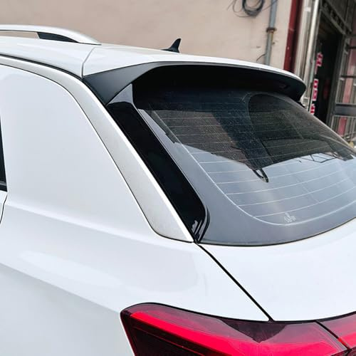 AutoStyle Satz Dachkanten-/Heckscheibenspoiler passgenau | kompatibel mit Volkswagen T-Roc (A11) 2017- (ABS Glänzend Schwarz)