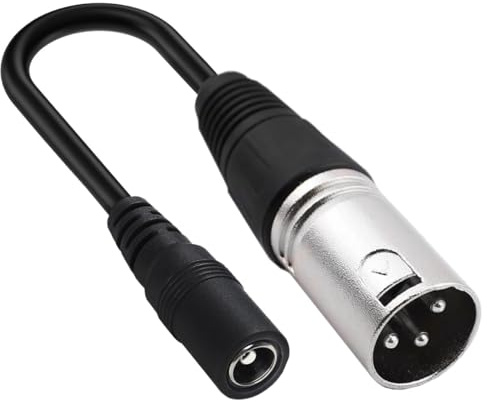 HUHANGGod Câble DC 5521 vers XLR, prise 5,5 mm x 2,1 mm pour adaptateur 3 broches, rallonge chargeur pour 12,6 V 14,6 V 48 V 54,6 V rallonge chargeur Li-ion (XLR)
