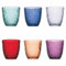 Villa d'Este Home Tivoli 1996 Set 6 bicchieri acqua 300 ml in vetro, Jungle Color