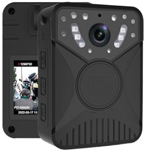 A91 GPS Cam di monitoraggio remoto Presenza della Polizia Riprese di Sicurezza Video Sorveglianza Digitale Telecamera Indossata dal Corpo(128GB)