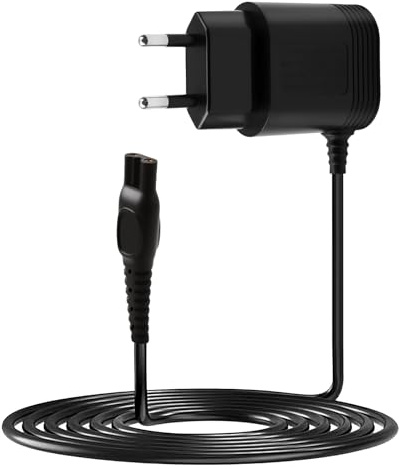 15V HQ8505 Rasierer Ladekabel & Ladegerät Kompatibel mit Philips oneblade | ladekabel Serien 9000 3000/5000/7000/S9000/SensoTouch/Multigroom 7000 – Ersatz Netzteil 100-240V für Barttrimmer & Bodygroom