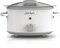 Crockpot CSC038X Mijoteuse Sauteuse électrique avec couvercle à charnière, 4L (3-4 personnes), revêtement antiadhésif DuraCeramic, Blanche