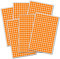 684-1368 Klebepunkte Neon 15mm Kreis Punkt selbstklebende Aufkleber Inventur - Finest Folia (Neon Orange, 1368 Klebepunkte)
