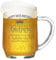 Personalised Tankard Glass Stein for Men Engraved/1 Pint Beer/Birthday/Tanker/Men/Handle/Crown/Gift Box/590 ml
