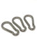 Edelstahl Karabinerhaken, 10 Stk, 5x50 mm, Bruchkraft: 200 kg, rostfrei, poliert, V4A AISI 316, Karabiner Haken - Tecklenborg Kegel GmbH