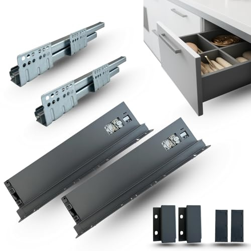 Schublade im Set Modell Slim - Ariane S INDAUX (H 88 mm - T 450 mm)