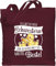 Baumwolltasche - Schwester Taschen - Es gibt so viele Schwestern und ausgerechnet ich hab die beste mit Enten - weiß - Unisize - Bordeauxrot - sister stoffbeutel geschenk für schweter geschenke