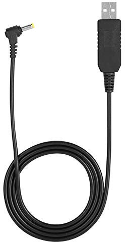Estink USB-Ladekabel für Walkie-Talkie UV-5R, Verlängertes Batterieladegerät mit 90° DC-Anschluss