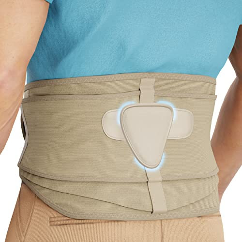MODVEL Rückenbandage Lendenwirbelstütze für den unteren Rücken für Frauen Männer Rückengurt Orthopädische Haltungskorrektorbandage mit Gurtdesign Rückenschmerzlinderung S/M/L [Nude]