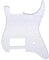 Musiclily Pro 11 Holes ST Strat One Humbucker Guitar Pickguard Scratch Plate for USA/Mexico Fender Tom Delonge Stratocaster Electric Guitar, 4Ply White Pearl