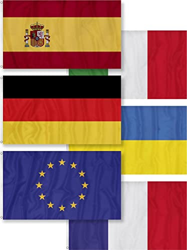 normani Deutschland Flagge Großformat 250 x 150 cm wetterfest Fahne Farbe Ukraine