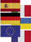 normani Deutschland Flagge Großformat 250 x 150 cm wetterfest Fahne Farbe Ukraine