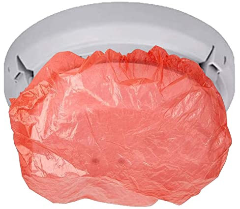 10 Pcs Smoke Alarm Dust Cover,Smoke Detector Dust Cover,Fire Alarm Dust Cover,Reusable Dust Covers To Protect Smoke Alarms During Renovation Work or Decorating for Commercial Building Or Home Use