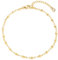 Leonardo Ciao Nana Fußkettchen, Fuss-Kette aus Edelstahl mit Herzen, rose-gold, 24,5-29,5 cm, Anker-Kette, Damen Schmuck, Herz Love, 022983