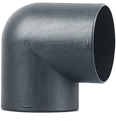 Supatmul 90mm Auto Heizung Entlüftungskanal, Autoheizung Auspuffanschluss L-Type Kunststoff Auto Luftführungsrohr Ellbogen Rohrbogen Rohr Auslass Auspuffanschluss Standheizung Zubehör