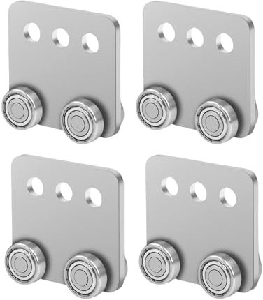 Rollwagen mit vier Rädern, 4 Lager, 4 Stück