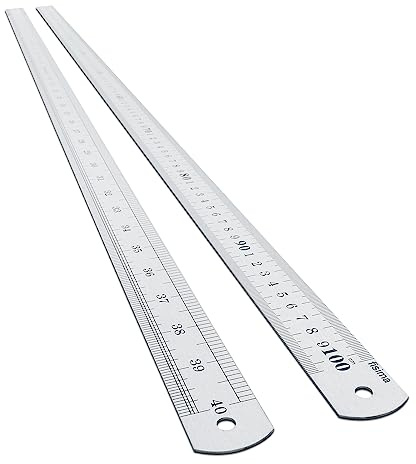 Large Stainless Steel Ruler Rule Measure Straight Edge 1 Metre Meter 40 100cm