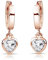 Materia Rosegold Creolen Silber 925 mit Zirkonia Herz für Kinder SO-389-Rosegold