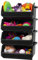 ReadySpace Extra Large Plastic Containers for Organizing and Storage Bins for Closet, Kitchen, Office, or Pantry Organization, 14.75-Inch x 16.5-Inch x 7-Inch 4-Pack, Black