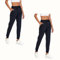 COMEOR Pantalon de jogging pour femme - Pantalon de sport long et chaud - Pantalon de survêtement pour femme - Pantalon de survêtement avec coupe droite pour fitness, yoga, loisirs, Lot de 2 - Couleur