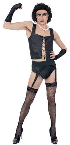 Smiffys Rocky Horror Show Frank N Furter Costume, Corset,