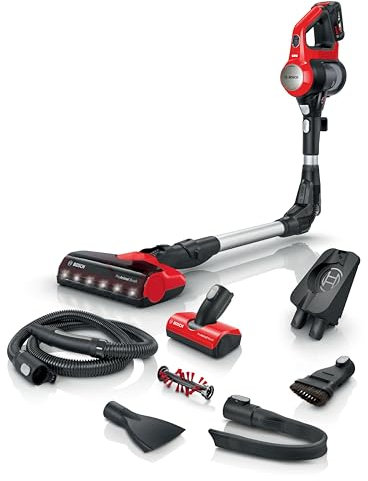 Bosch BCS711PET Scopa elettrica ricaricabile Unlimited 7 ProAnimal Rosso (Bosch Unlimited 7 BCS711PET ProAnimal)