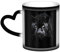 VducK Farbwechselnde Tasse mit Tier-Panther-Druck, kreative Kaffeetassen, lustige Farbwechsel-Tasse, 325 ml, Keramiktasse, magische Tasse für Männer und Freunde