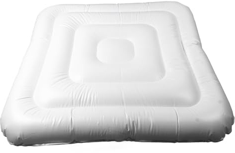 Couverture de Spa Gonflable de 4,2 Pieds, Couvercle à économie D'énergie pour Spa carré, Anti-poussière, Résistant à la Pluie, Gonflage Facile, Couvercle de Spa isolé, Housse de
