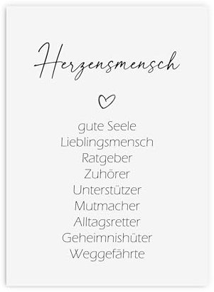 Nastami Postkarte SYNONYME (Herzensmensch)