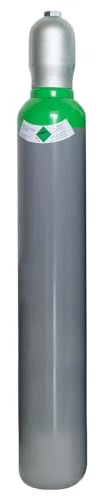 Generisch 10 L Protective Gas C18 Gas Bottle Filled for MIG MAG Welding Structural Steels, Sheet Metal, Steel etc., TÜV up to at least 2033