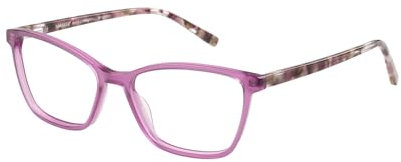 BOTANIQ Katzenauge Azetat Brillen in Rosa für Damen, Brille mit Sehstärke, optional mit Sonnenbrillen tönung oder Blaulichtfilter (Modell BIO-1058-151)
