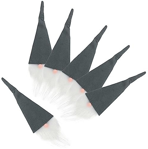 Alipis 18 Pcs Couverture de Bouteille de vin âgée détenteur de l'argenterie du Festival Dessus de Bouteille de vin Gnomes GNOME de Noel GNOME Noel Porte-Couverts de fête de Noël Feutrine