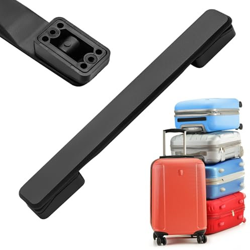 Nodcows Koffergriff, Kunststoff Gepäckgriff, Koffergriffe Ersatz, Gepäck Koffer Griff, 20cm Länge, für Koffer Box, Reisekoffer, Gepäckkoffer, Werkzeugkoffer (Schwarz)