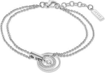 JETTE Damen-Armband 925er Silber Zirkonia