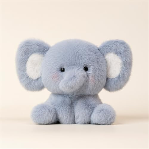 champracer Plüsch-Elefant,Schaf Plüschtier Süße Kuscheltier Schaf,niedliches rosa Schwein, Plüschspielzeug für Babys, Kinder, Stofftiere,Plüschtiere, Raumdekoration (14 cm,Baby-Elefant)