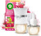 Air Wick Cherry Blossom & Raspberry Advanced Electrical Plug-in Kit 19ml, Lasts for up to 100 Days, Air Freshener