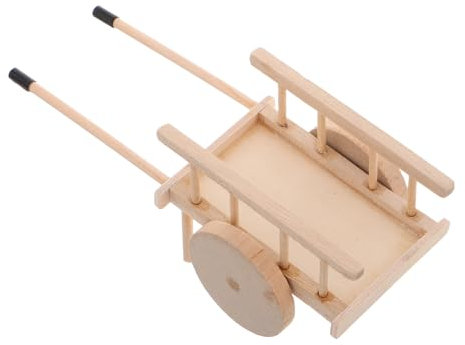 iplusmile Mini-bauernhofwagen Spielzeug Miniatur-erntewagen Puppenhaus Bauernhof-zubehör Miniatur-landwirtschaftsornamente Puppenhaus Gartendekor