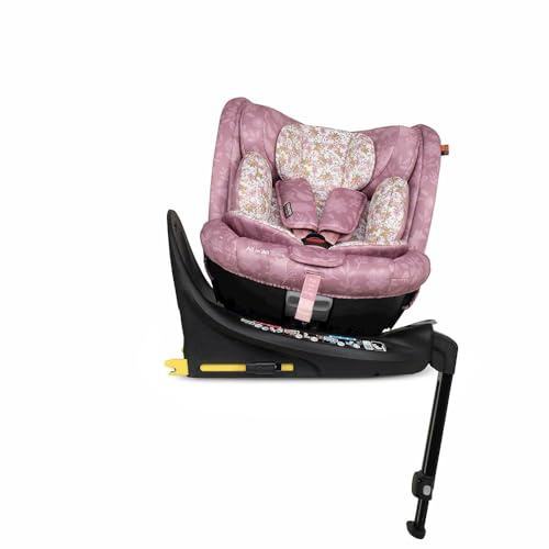 COSATTO All in All Extra i-Size 360° Spin Rotating Car Seat - 360° Swivel, Group 0+123, 0-36 kg, 0-12years, ISOFIX, ERF, Exclusive Anti-Escape System (Camille)